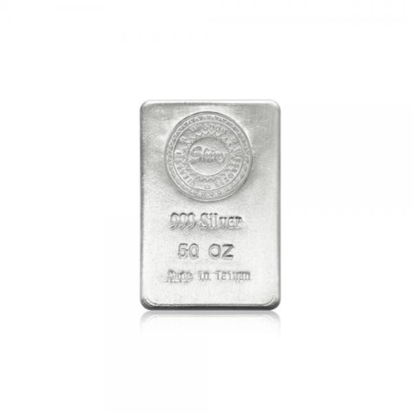 炫麗銀磚50盎司平裝版（.999） 商品圖