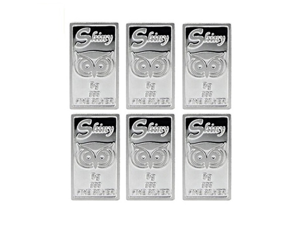 炫麗咕咕招財銀條5克(6片組) 商品圖