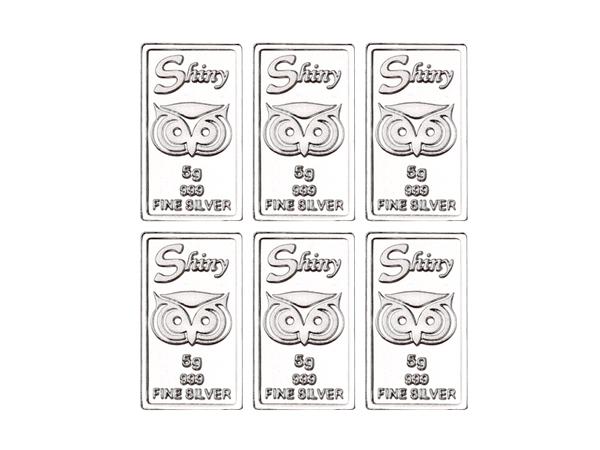 炫麗咕咕招財銀條5克(6片組) 商品圖