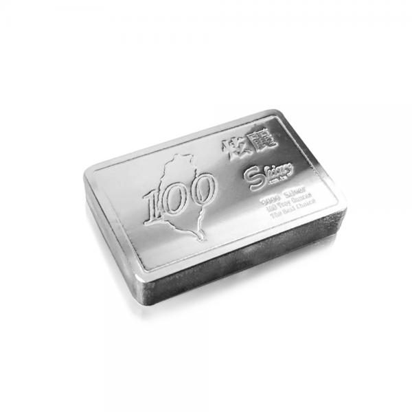 炫麗銀磚100盎司精裝版（.9999） 商品圖