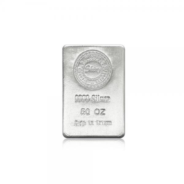 炫麗銀磚50盎司平裝版（.9999） 商品圖