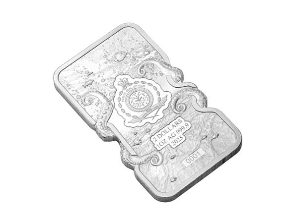 2025PAMP大自然誘惑-巨型章魚銀條幣1盎司 商品圖