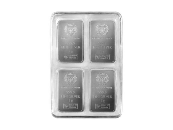 日耳曼銀條1克x100片(盒裝) 商品圖