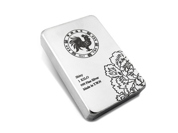 炫麗銀磚1公斤寶雞紀念版（.999） 商品圖