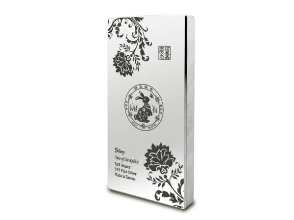 炫麗銀磚888克錦兔紀念版(.999) 商品圖