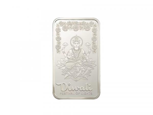 2025PAMP排燈節 – 財富吉祥女神與彩砂花樣銀條1盎司 商品圖