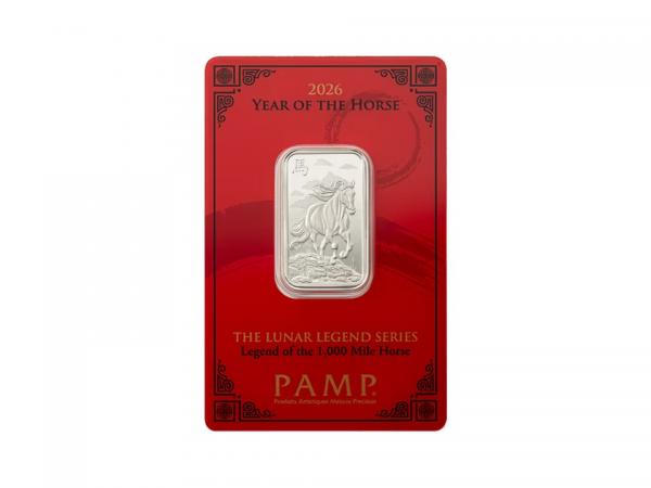 2026PAMP生肖馬年銀條10克 商品圖