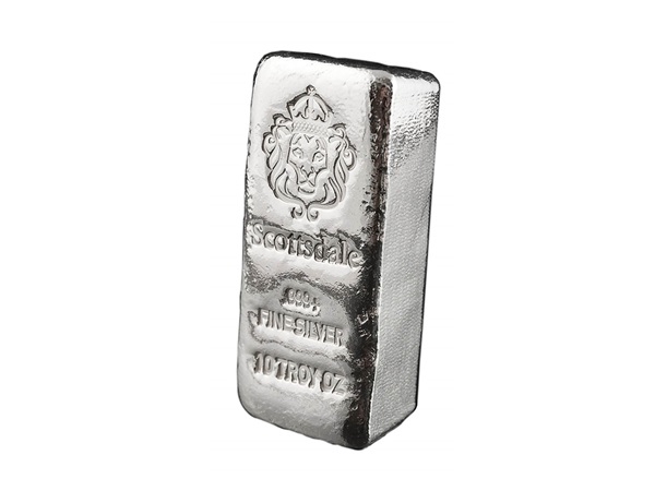 Scottsdale獅王銀條10盎司(澆鑄版) 商品圖