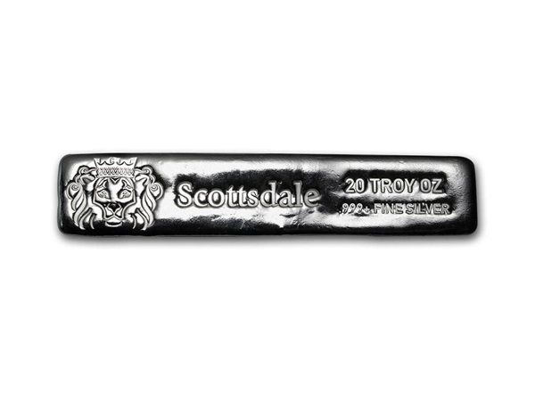 Scottsdale獅王銀條20盎司(澆鑄版) 商品圖