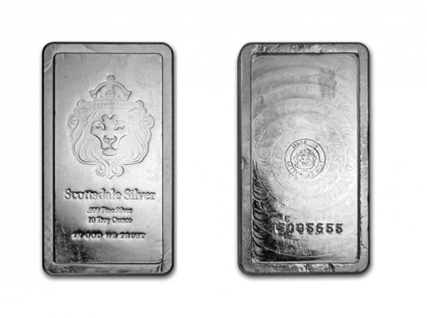Scottsdale獅王銀條10盎司 商品圖
