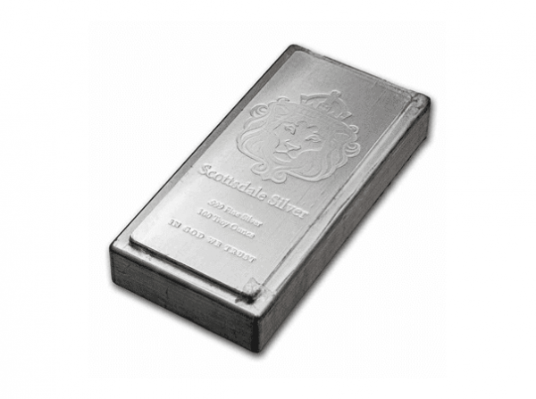 Scottsdale獅王銀磚100盎司 商品圖