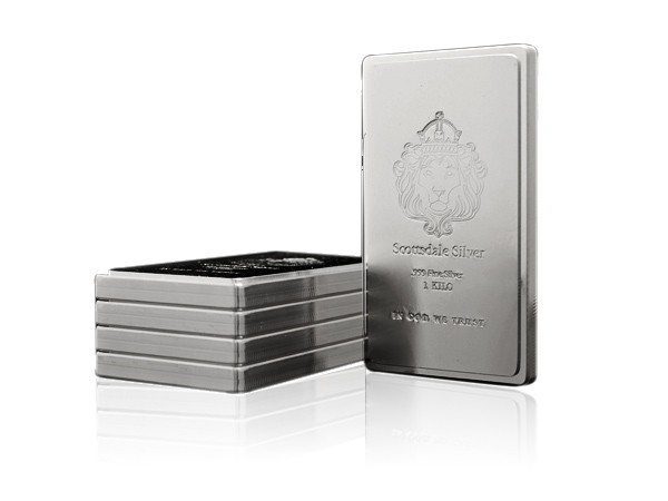 Scottsdale獅王銀磚1公斤(絕版) 商品圖