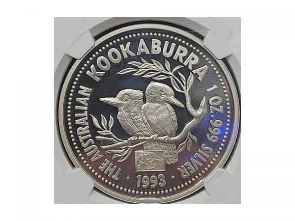 1993澳洲笑鴗鳥銀幣1盎司 商品圖