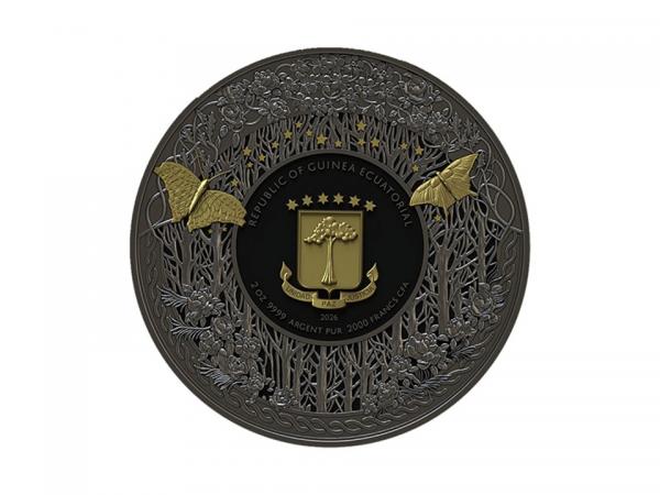 2026赤道幾內亞 - 弗雷婭銀幣2盎司(鍍金版) 商品圖