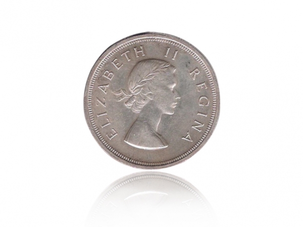 1958南非銀幣5先令 商品圖