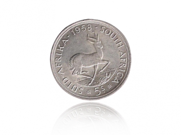 1958南非銀幣5先令 商品圖