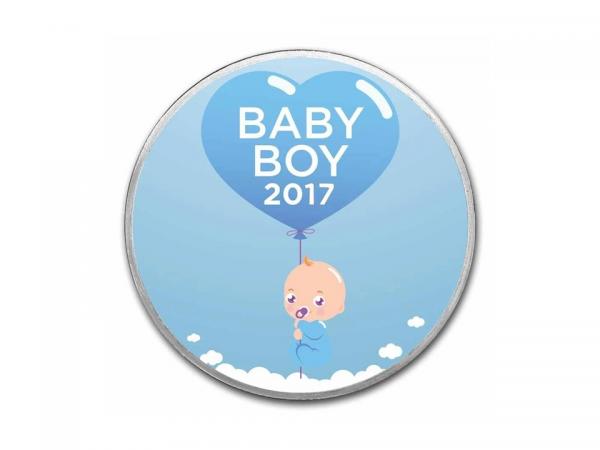 2017男孩氣球彩色銀幣1盎司 商品圖