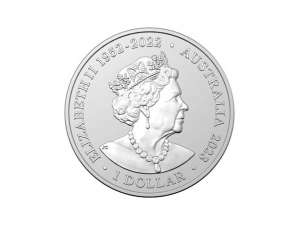 2023澳洲皇家南極領地 - 帝王企鵝銀幣1盎司 商品圖