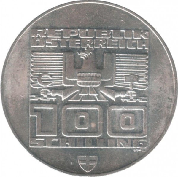 1976奧地利冬季奧運珍藏幣23克 商品圖
