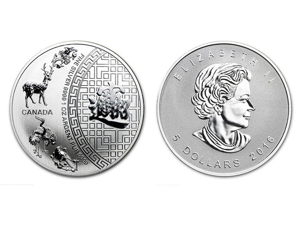 2016加拿大五福臨門銀幣1盎司 商品圖