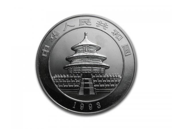 1993中國熊貓銀幣1盎司 商品圖
