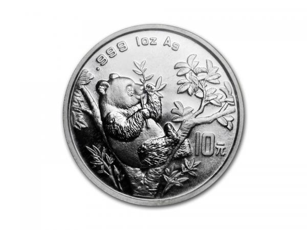 1995中國熊貓銀幣1盎司 商品圖