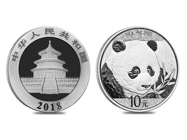 2018中國熊貓銀幣30公克 商品圖