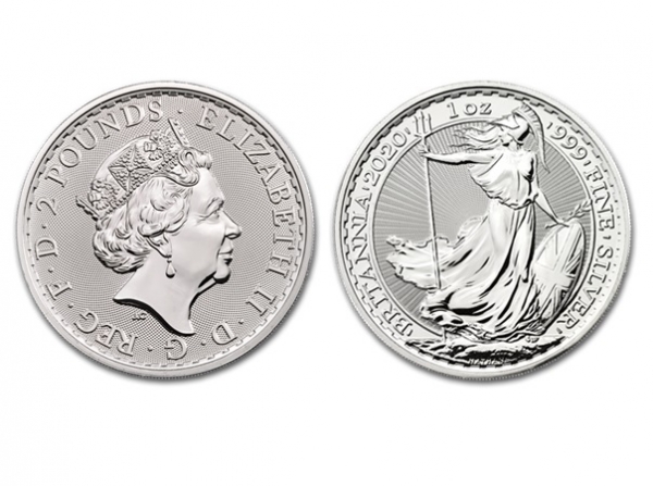 2020英國大不列顛銀幣1盎司 商品圖