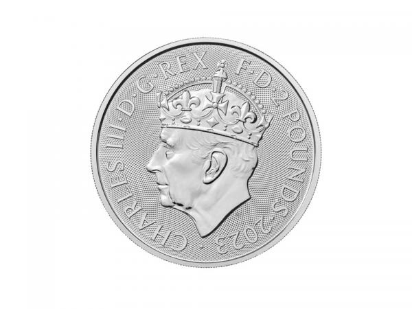 2023英國查理三世國王陛下加冕禮銀幣1盎司 商品圖