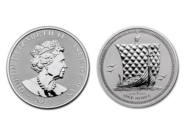 2017英属曼岛贵族银币1盎司
