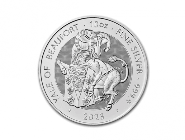 2023英都鐸獸蒲福氏羊角獸銀幣10盎司 商品圖