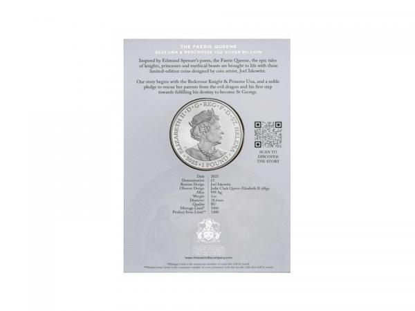 2023仙后系列 - 尤娜與雷德克羅斯銀幣1盎司 - 卡片裝 商品圖