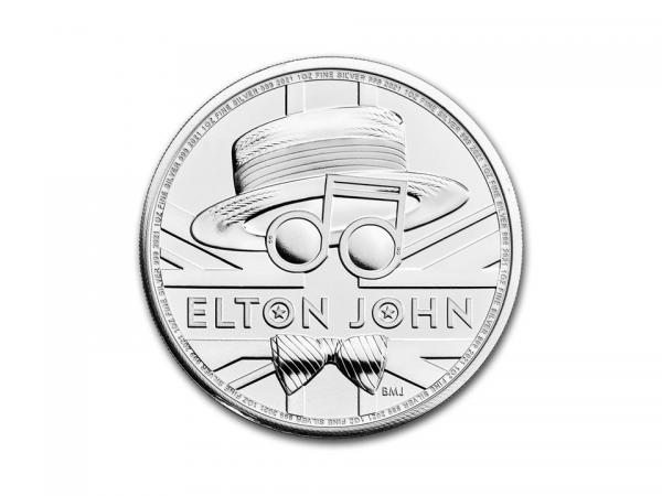 2021英國皇家音樂傳奇 - 艾爾頓強銀幣1盎司 商品圖