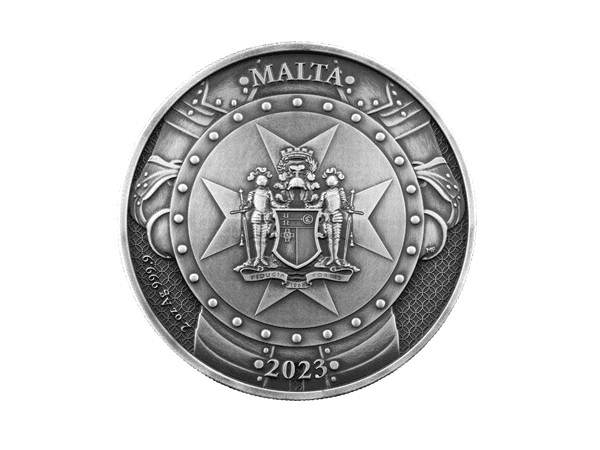 2023昔日的馬爾他騎士銀幣2盎司 商品圖