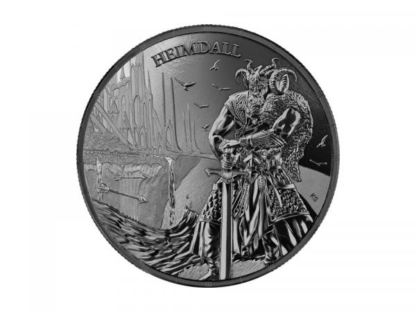 2025諸神黃昏 - 海姆達爾黑銀幣1盎司 商品圖