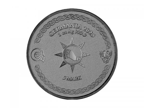 2025諸神黃昏 - 海姆達爾黑銀幣1盎司 商品圖