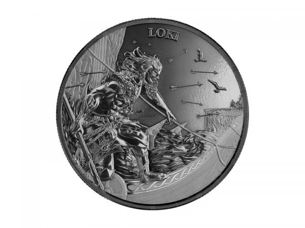 2025諸神黃昏 - 洛基黑銀幣1盎司 商品圖
