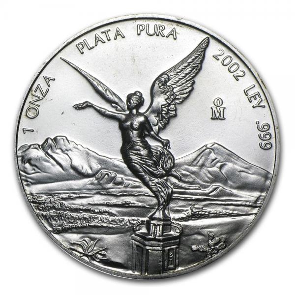 2002墨西哥獨立天使銀幣1盎司 商品圖