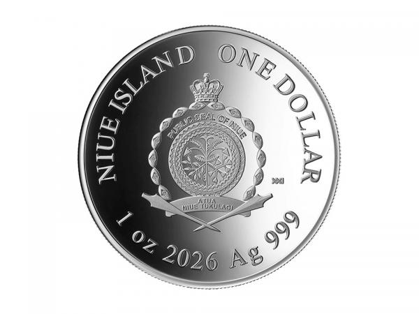 2026紐埃伊麗莎白二世百年誕辰紀念銀幣1盎司 商品圖