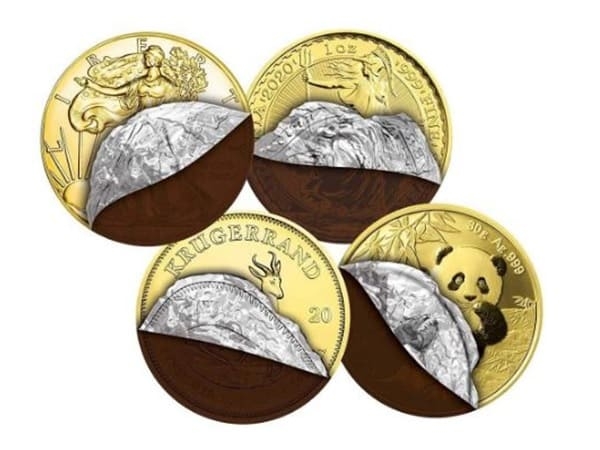 2020巧克力四國銀幣套組4盎司 商品圖