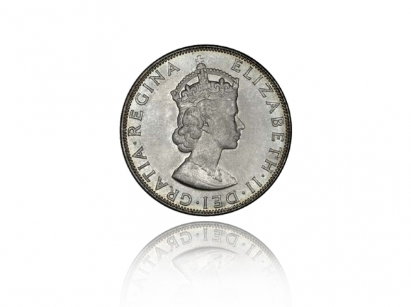 1964百慕達皇冠銀幣1克朗 商品圖