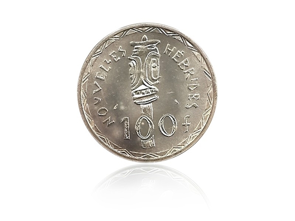 1966年新赫布底群島銀幣100法郎 商品圖