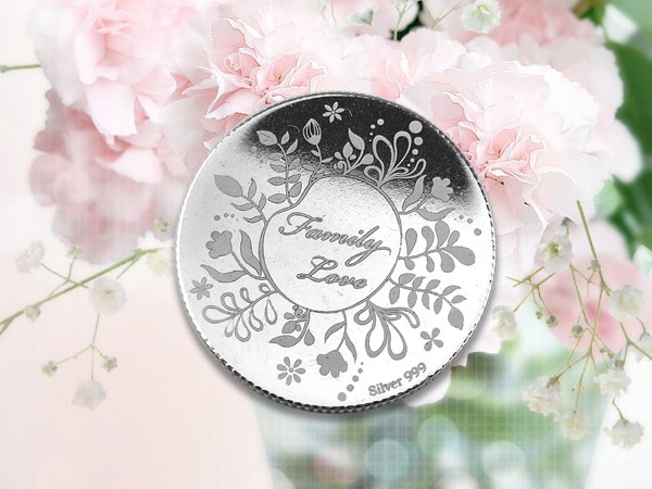 母親節感恩銀幣 3.5錢 (美滿家庭) 商品圖