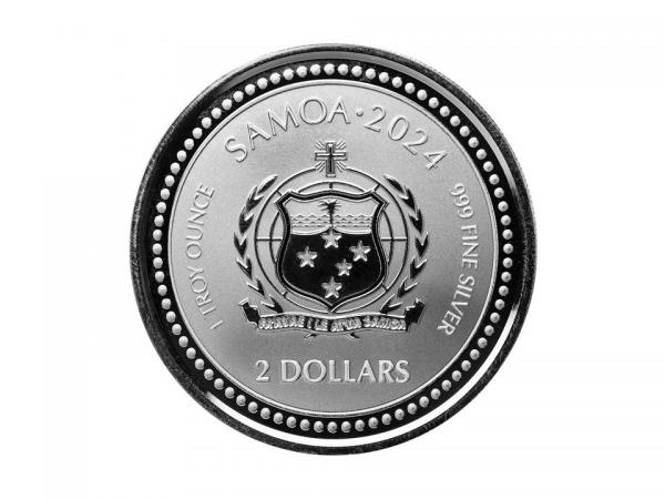 2024Scottsdale獅王薩摩亞造物主銀幣1盎司 商品圖