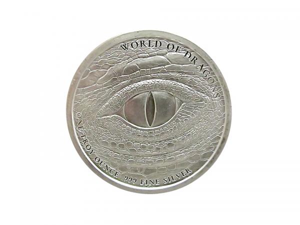 龍之世界埃及龍銀章1盎司 商品圖