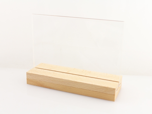 原木橫式壓克力展示架(大) 商品圖