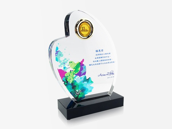 金幣水晶獎座 商品圖