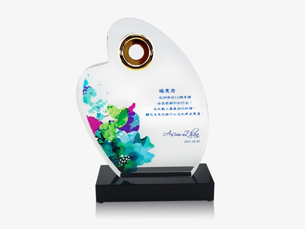 金幣水晶獎座 商品圖