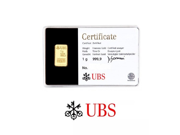 台銀UBS幻彩金塊1克 商品圖