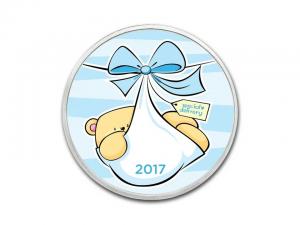 2017男孩誕生彩色銀幣1盎司 商品圖